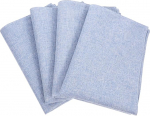Riidest laudvaibad, 4 tk linased laudvaibad, lauamattid koju, s&ouml;&ouml;gilaua laudvaibad, linased lauamattid, kodu laudvaibad, linased laudvaibad, lauatarbed (taevasinine, 1 x 1 cm (1 tk komplekt))