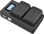 CITYORK LP-E6 LP-E6N 2000mAh asendusaku + kiirlaadija Canon EOS 5D Mark II/III/IV, 5DS, 5DS R, 6D, 7D, 7D, 7D Mark II, 60D, 60Da, 70D, 80D, XC10 mustaks.