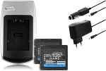 Laadija + aku VBN130 Panasonic HDC-SD800 SD900 SD909 TM900 HS900 jaoks