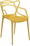 Kartell 5865/16 Masters Sedia, plastik, kollane, 53.5x55x83cm