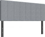 HOMCOM 3-suunaline reguleeritava k&otilde;rgusega voodi peaosa metalljalgadega voodipadi voodilauaga voodiplaat magamistuppa 160 x 10 x 106/116/126 cm Hall