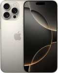 Apple iPhone 16 Pro Max, 1 TB, Titanium Natural (renoveeritud)