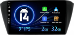 4-tuumaline 2G + 32GB Android 14 Double DIN autoraadio GPS navigatsioon Skoda Fabia 3 III 2015-2019 Carplay Android auto DSP kaamera jaoks