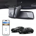 Mangoal 4K Dash Cam BMW 5 seeria Gen7 G30 G31 G38 2018 2019 2020 2021 2022 2023 Valige 2017 M5 F90 (mudel A), OEM Style, 2160P UHD video, WiFi & App, 64GB kaart