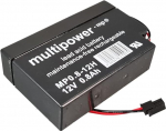Multipower Heim und Haus MP0.8-12H Plii aku 12 V 800mAh kaabel AMP emaga