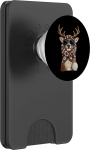 H&auml;kelgarn Rentier Weihnachten Weihnachtsmann Oma quadratisch PopSockets PopWallet f&uuml;r MagSafe
