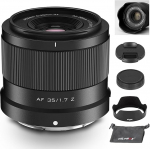 VILTROX 35 mm F1.7 Z, 35 mm f/1.7 APS-C Lens for Nikon Z, Large Aperture STM Autofocus Prime Lens for Nikon Z-Mount Z5 Z50 Z50II Z6 Z6II Z7 Z7II ZFC Z30 Z9 Z8 ZF Z6III