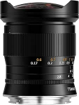 TT Artisan TTAL1128CR kalasilmobjektiiv 11 mm F 2.8 &uuml;hendus Canon R Ultra-laia nurga objektiiv t&auml;isformaadile alumiiniumkorpuses 180 kraadi vaatenurgaga mustas toonis