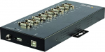 StarTech.com 8-portiline t&ouml;&ouml;stuslik USB RS232/ 422/ 485 jadaadapter - 15kv ESD kaitse - USB jadaadapterile
