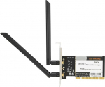 TX AR9WS AR9220 PCIe WLAN kaart, 300 Mbps WLAN v&otilde;rgukaart 2 antenniga, 802.11b/g/n PCI Express WLAN adapter Win XP/WIN7/WIN8/WIN10 jaoks, toetab jagatud WiFi-d