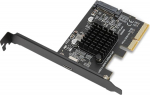 PCIe to USB 3.2 Gen 2 laienduskaart, 1 Port Type C GEN2x2 20Gbps PCI-E 4X adapterkaart, ASM3242 peakontrollerile, 10/11 32/64 Bit jaoks