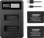 2 tk 1250mAh LP-E12 LPE12 aku koos topelt laadijaga Canon M 100D Kiss X7 Rebel SL1 EOS M10 DSLR kaamera tarvikud (2 tk aku koos laadijaga)