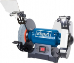 Scheppach Double Sander SM200AL lihvimisseadmed | 500 W v&otilde;imsus | Reguleeritav s&auml;demekaitse | Lihvimisketta l&auml;bim&otilde;&otilde;t 200 mm | sisaldab viimistlus- ja lihvimiskettaid