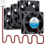 WINSINN DC 60 mm ventilaator 5 V 6020 topelt kuullaagriga 5 Volt harjadeta jahutus 60 x 20 mm 2PIN (4 tk)