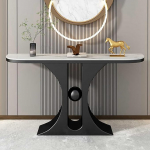 Moodne konsoolne aktsentlaud Kitsas laud koridorile ja elutuppa 150cm Stiilne valge diivanilaud v&auml;ikestesse ruumidesse