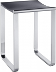 Keuco Plan 14982010037 Stool Black / Grey Chrome-Plated