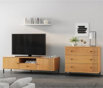 Lomadox Sideboard Console Table Hallway Table Solid Wood Metal Frame Oak Solid Oiled 123 x 80 x 35 cm