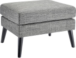 First Hill WFO005GR Ottoman Stool Footrest Grey