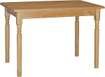 k koma Alder Dining Table K&ouml;&ouml;gilaud Massiivne m&auml;nni restoranilaud (80 x 120 cm)