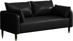 WANJEX Sofas und Couches im italienischen Stil, Nicht waschbar, kleines Apartment-Sofa, Wohnzimmer, einfaches Sofa, Doppelsitz, kleines Sofa f&uuml;r Wohnzimmer, Ecke, Schlafzimmer, Salon, B&uuml;ro