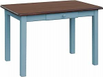 k koma Sinine s&ouml;&ouml;gilaud sahtliga, P&auml;hklipuidust massiivne s&ouml;&ouml;gilaud (70 x 130 cm)