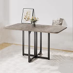 Col kokkupandav s&ouml;&ouml;gilaud, mitmeotstarbeline Drop-Leaf laiendus, ruumi s&auml;&auml;stev k&ouml;&ouml;k, s&ouml;&ouml;gitoa laud reguleeritavate jalgade ja rulli kaitsega, lihtne avada ja kokku panna (Col