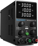 Laboratory Power Supply, Jesverty Laboratory Power Supply DC Adjustable Power Supply (30 V, 10 A) with High Precision 4-Digit LED Display, 5 V/2 A USB Port Test Line Output, Coarse and Fine Settings