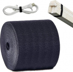 ANDERK 10 cm x 3 m mittekleepuv Velcro teip &otilde;mblemiseks Velcro kaablipaelad, must