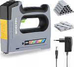 WORKPRO 5-in-1 elektriline klammerdaja 3,6 V, akuklammerdaja naelap&uuml;stol 2000 mAh akuga, raskeveokolaator JT21, T50, T20, BN18, Pin 2000 klambriga ja naelaga, ideaalne kaunistamiseks, m&ouml;&ouml;bli ehitamiseks.