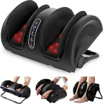 Snailax Shiatsu jalamassaaž&ouml;&ouml;r soojusega, jalamassaaž&ouml;&ouml;r elektriline koos s&otilde;tkumise ja rullidega, vasikamassaaž&ouml;&ouml;r l&otilde;&otilde;gastumiseks, jalamassaaž, kingitused