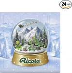 Ricola advendikalender 2025, 24 uksega, &uuml;rdikommete segu, maiustuste j&otilde;ulukalender, sobib lastele ja t&auml;iskasvanutele, 1 x 360 g (pakendi kujundus v&otilde;ib erineda)