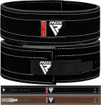 RDX Powerlifting Weight Lifting Belt, with Buckle, Cowhide. Bodybuilding, Fitness Training Belt, Gym Weightlifting Lever Belt, Strength Training Belt (Multiple Way)