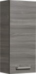 Pelipal Quickset 912 Bathroom Wall Cabinet in Sangallo Grey Landscape, 30 cm Wide, Bathroom Wall Cabinet with 1 Door and 2 Shelves