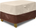 Vailge Patio Stool Veekindel stool koos pehmendusega k&auml;epidemed Cover Outdoor Heavy Duty Patio Furniture Ristk&uuml;likukujuline 28 "(L) x22(W) x17(H) Beige ja Brown