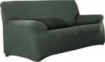 Eysa 4-Squares Sucre Sofa Cover, Grey