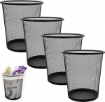 SENENQU 4 metall pr&uuml;gikasti, 12 l, kontori pr&uuml;gikast, must metallist v&otilde;re, v&auml;ike pr&uuml;gikast, pr&uuml;gikast, kontor, laud, magamistuba, vannituba - 26,5 x 23,5 x 18,8 cm.