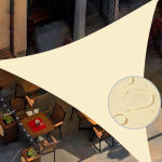 P&auml;ikesevarju Sail 3x3x3x3m, UV Block kangast varikatuse kolmnurk Patio Garden Patio Beige