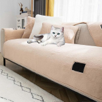 MTHGH Diivanikatte nurgadiivan L-kujuline diivanikate 2-kohaline 3/4/1-kohaline diivanikaitse libisemisvastane sametist diivanikate nurgadiivanikate, C-110 x 160 cm