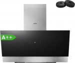 COMFEE ANGJ72B-90PRO-EU A++ pliidikupu 90 cm, 800 m&sup3;/h &otilde;huvool, peata seinakupu ringlus- ja v&auml;ljat&otilde;mbe&otilde;hk, puuteekraan, viipekontroll, 4 kiirust, 68 dB, LED,