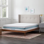 Linenspa Memory Foam madratsi pealisplaat 10cm Zipped madratsi pealisplaat King Size (150 x 200cm)