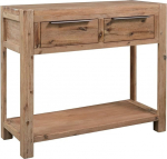 Konsoollaud 82 x 33 x 73 cm Konsoollaud elutuppa Konsoolkapp Sideboard Esiku k&uuml;ljelaud Akaatsia t&auml;ispuidust