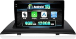 CAMECHO Android 15 Carplay 4G + 128G autoraadio BMW X3 E83 (2004-2012) jaoks koos Carplay Android autonavigatsiooniga WiFi 9-tollise IPS puuteekraaniga, BMW Android raadio Bluetooth 5.0 FM/RDS + HD tagurdamine
