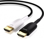 huaham 8K fiiberoptiline HDMI kaabel 3 m, 48 Gbps Ultra High Speed HDMI 2.1 kaabel 8K @ 60Hz 4K @ 120Hz, Support eARC RTX 3090 HDCP 2.2 & 2.3 Dolby &Uuml;hildub PS5, Xbox Series X, Roku/Fire/LG CX-ga.