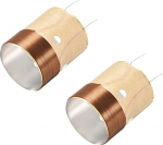 uxcell 2 tk 25,5 mm 2,5 cm s&uuml;gav h&auml;&auml;lega m&auml;his kahekihiline &uuml;mmargune vasktraat bassik&otilde;larite audioosad