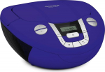 TechniSat Viola CD-1 kaasaskantav stereo-CD-m&auml;ngija, Boombox praktilise kandek&auml;epidemega (CD-raadio lastele, FM-raadiotuuner, Bluetooth-vastuv&otilde;tu, 2 x 1 W RMS v&otilde;imsus, v&otilde;rgu- ja akutoitega) Sinine