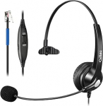 Callez RJ9 telefoni peakomplekt mikrofoniga m&uuml;ravastase, lauatelefoni k&otilde;rvaklapid mono Cisco 8811 7811 7841 7861 7942G 8841 8845 8851 8861 6851 kontori k&otilde;nekeskuse IP telefonidele, kristallselge