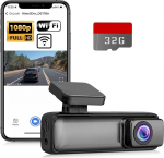 eSynic Dash Cam auto esiosa 1080P WiFi s&otilde;idukite jaoks Auto Dash Cam G-sensor koos 32GB kaardiga 160&deg; laia nurgaga Dash Cam koos parkimise j&auml;lgimisega