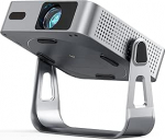 Nutiprojektor ametliku rakenduse Mini projektor 4K automaatse fookuse ja keystone'i korrektsiooniga, VOPLLS 700ANSI 1080P Full HD WiFi6 Bluetooth projektor V&auml;ike kodukino / v&auml;ljas 360&deg; p&ouml;&ouml;rlev projektor jaoks