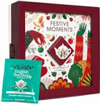 ETS tee kinkekomplekt Merry Christmas | 4 x 8 valitud mahe talvise tee sorti kingituseks j&otilde;uludeks ja advendiks | 32 teepakendi karp