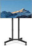 Teleri statiiv, ratastel telerik&auml;ru 32-75-tollise lamedate k&otilde;verate paneelidega telerite jaoks kuni 40 kg, reguleeritava k&otilde;rgusega telerik&auml;ru, Max VESA 600 x 400 mm